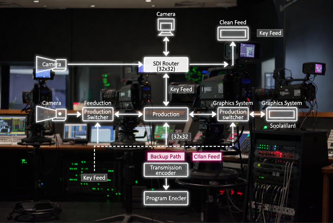 Diagrama productie eveniment - Studio4AM